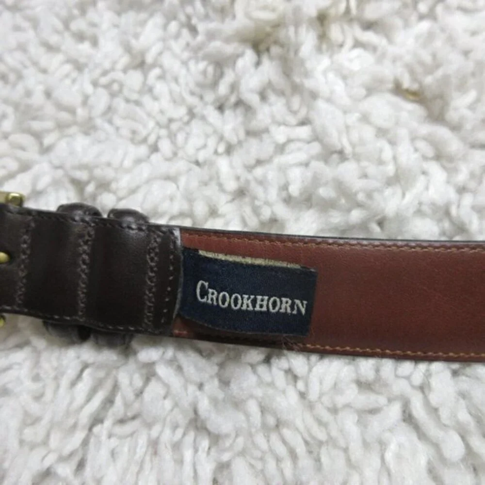 Crookhorn brown leather